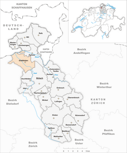 Karte Gemeinde Glattfelden 2007